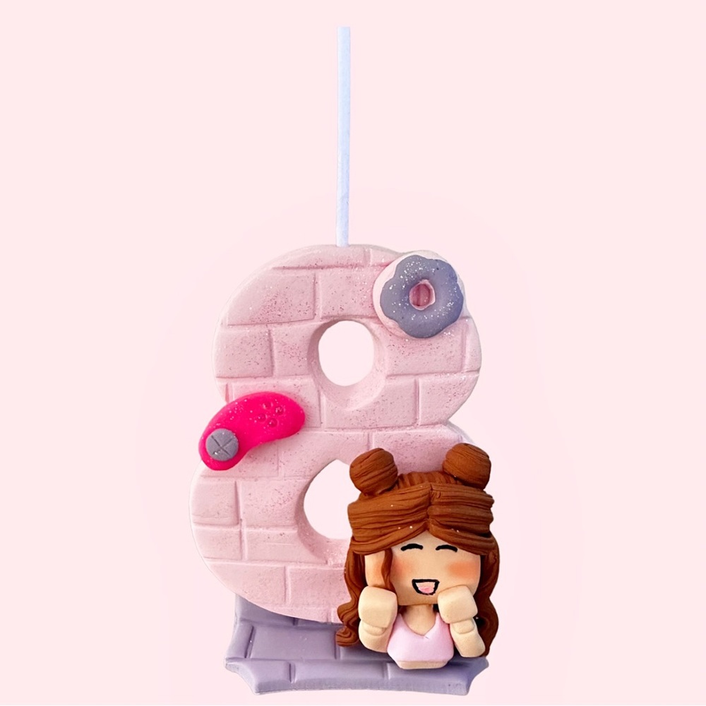 custom birthday candle
